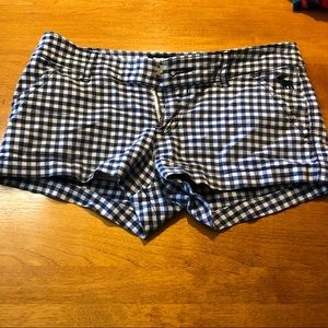 Plaid kids shorts